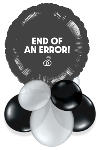 End of an Error Divorce Air Filled Display
