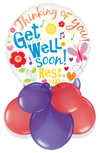 Get Well Messages Air Filled Display