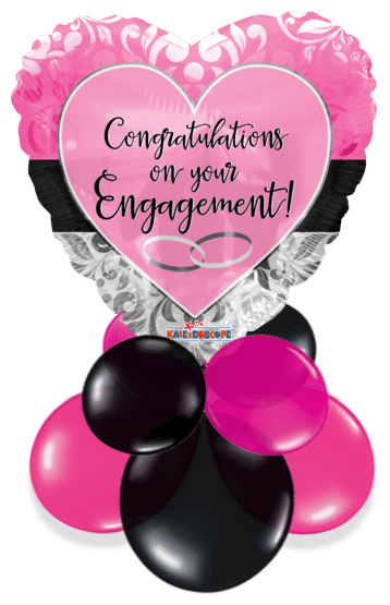 Congratulations On Your Engagement Air Filled Display