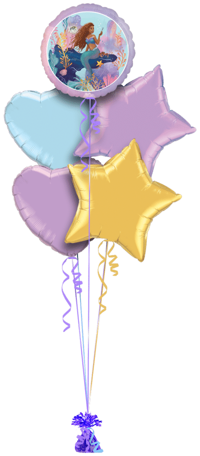 The Little Mermaid Balloon Bunch