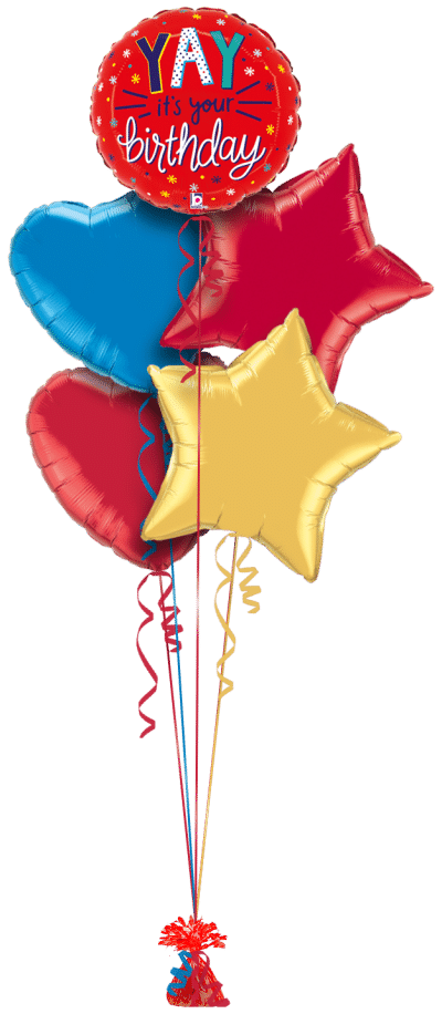Yay It's Your Birthday Balloon Bunch