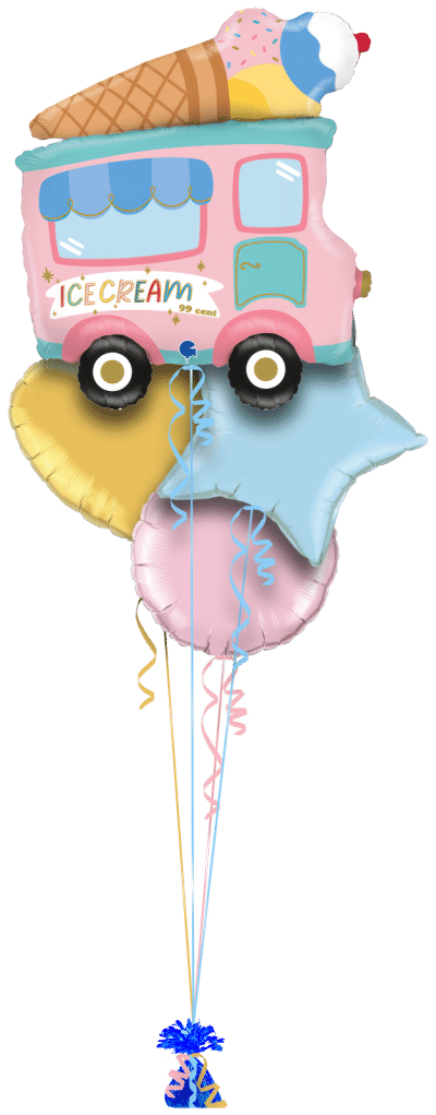 Ice Cream Van Balloon Bunch
