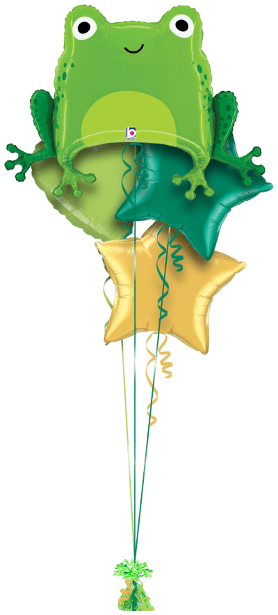 Hoppy Frog Balloon Bunch