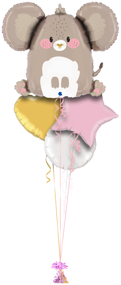 Cute Mouse Balloon Bunch