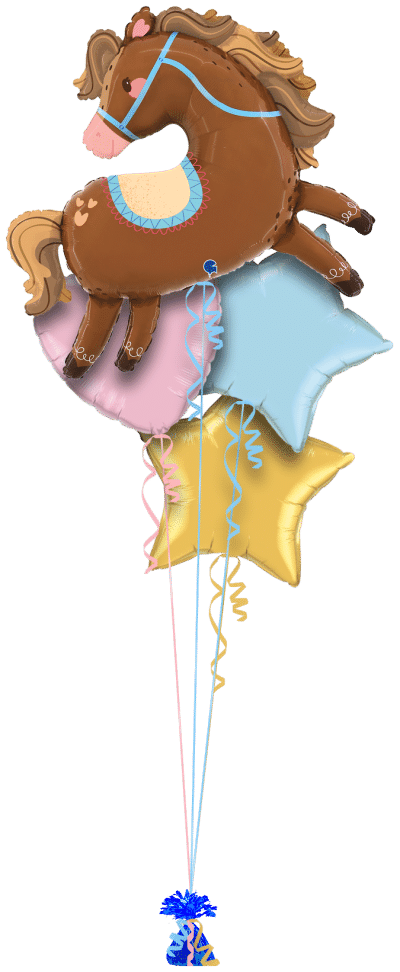 Jolly Pony Balloon Bunch