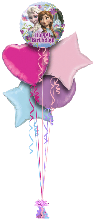 Frozen Happy Birthday Balloon Bunch