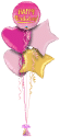Birthday Pink Ombre Balloon