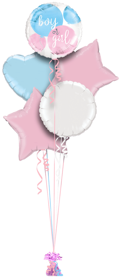 Boy or Girl Balloon Bunch