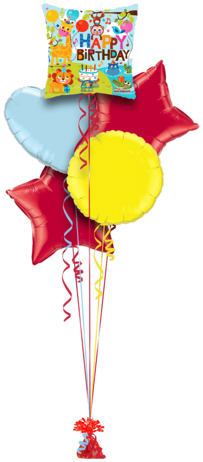 Jungle Birthday Party  Balloon Bunch