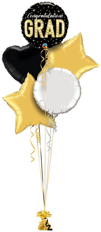 Congratulations Grad Lights Balloon Bunch