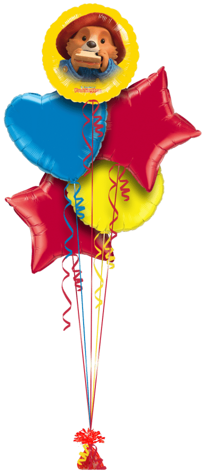 Paddington Bear Balloon Bunch