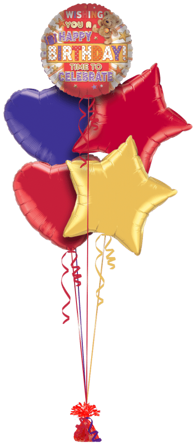 Wishing you a Happy Birthday Balloon Bunch