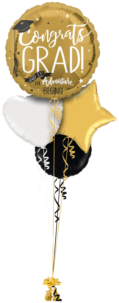 Congrats Grad Jumbo Balloon Bunch