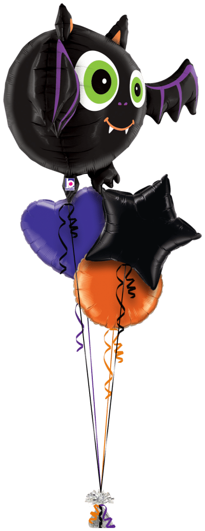 Spooky 3D Bat Balloon Bunch