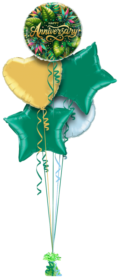 Lush Anniversary Balloon Bunch