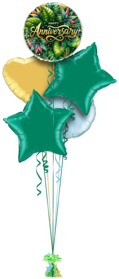 Lush Anniversary Balloon Bunch