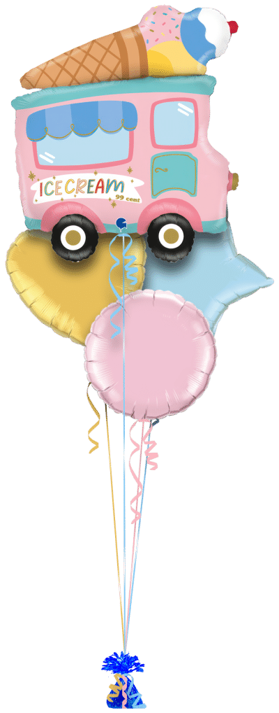 Ice Cream Van Balloon Bunch
