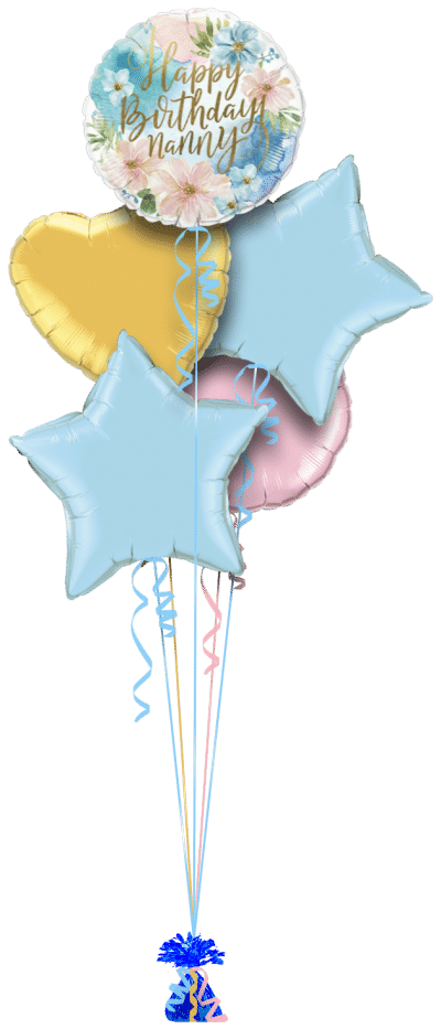 Happy Birthday Nanny Balloon Bunch