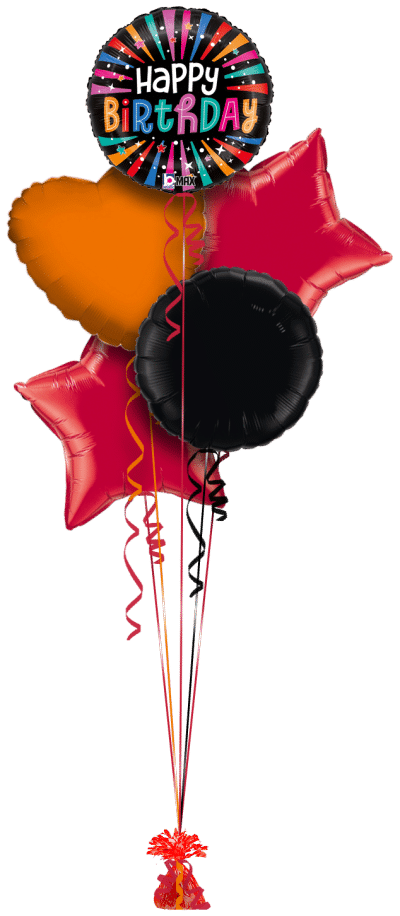 Birthday Explosion Balloon Bunch