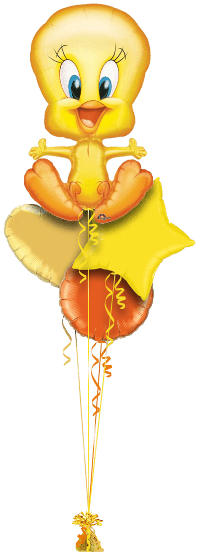 Tweety Surprise Balloon Bunch