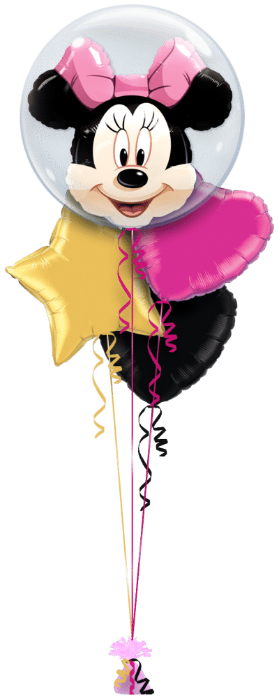 Minnie Mouse Double Bubble Balloon Bunch