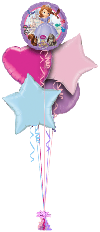 Princess Sofia  Balloon Bunch