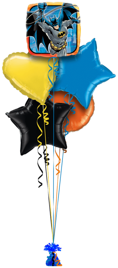 Batman Square Balloon Bunch