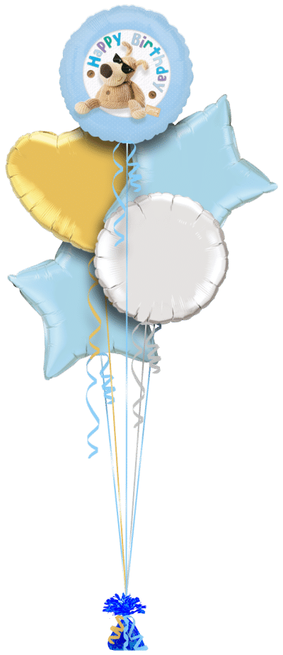 Boofle Happy Birthday Balloon Bunch