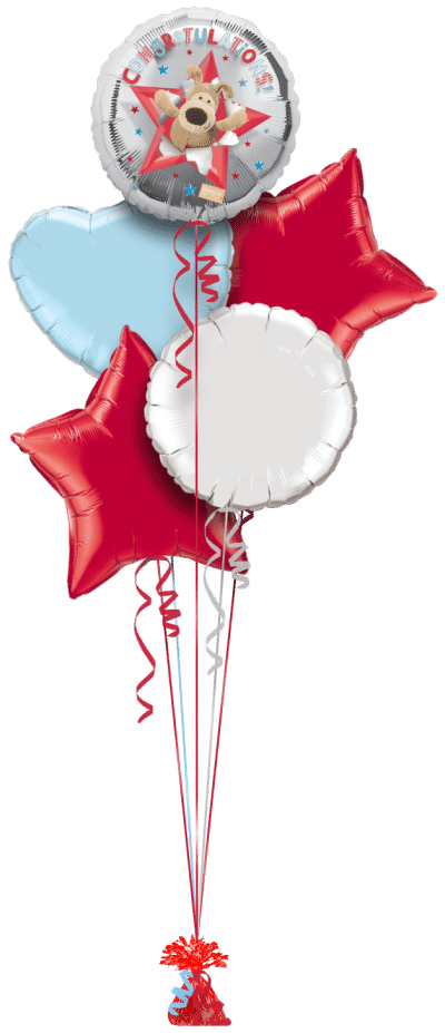 Boofle Congratulations Balloon Bunch