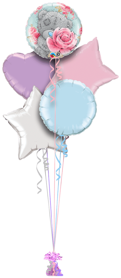 Double-sided Tatty Teddy Birthday Balloon Bunch