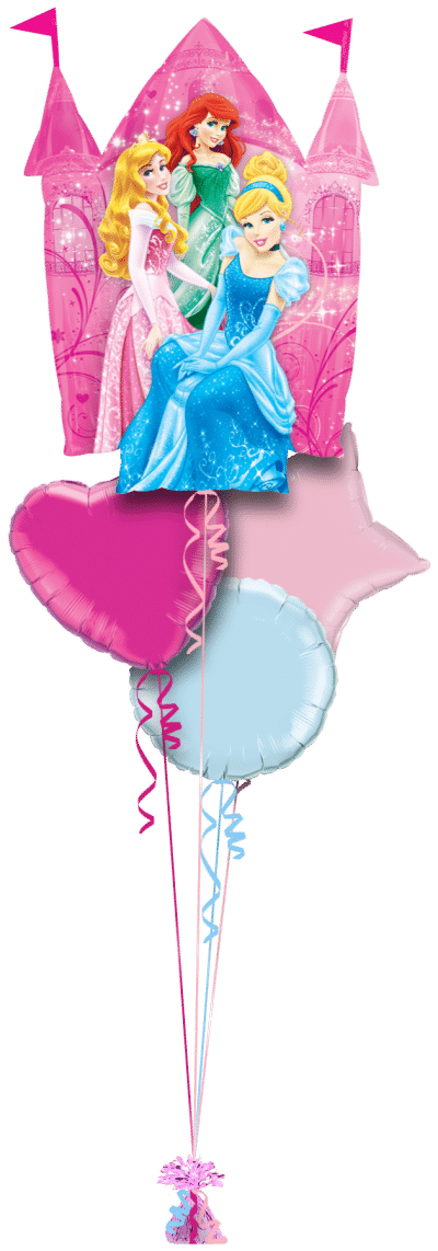 Disney Princess Castle Balloon Bunch