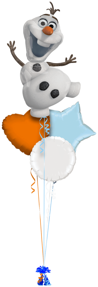 Frozen Olaf Balloon Bunch