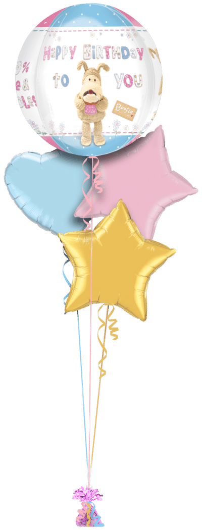 Boofle Birthday Orbz Balloon Bunch