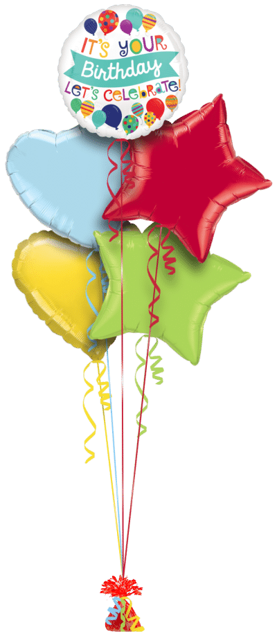 Birthday Celebrate Balloons Balloon Bunch