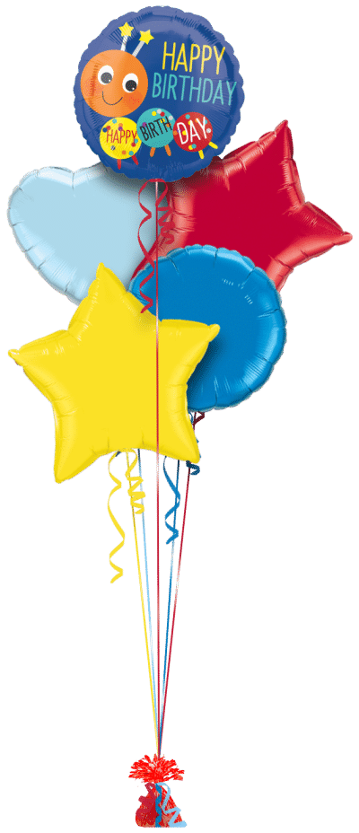 Happy Birthday Bug Balloon Bunch