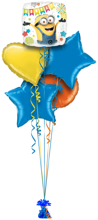 Minions Hooray Balloon Bunch
