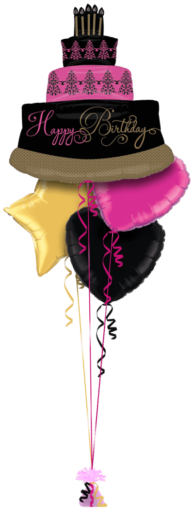 Fabulous Celebration Cake  Balloon Bunch