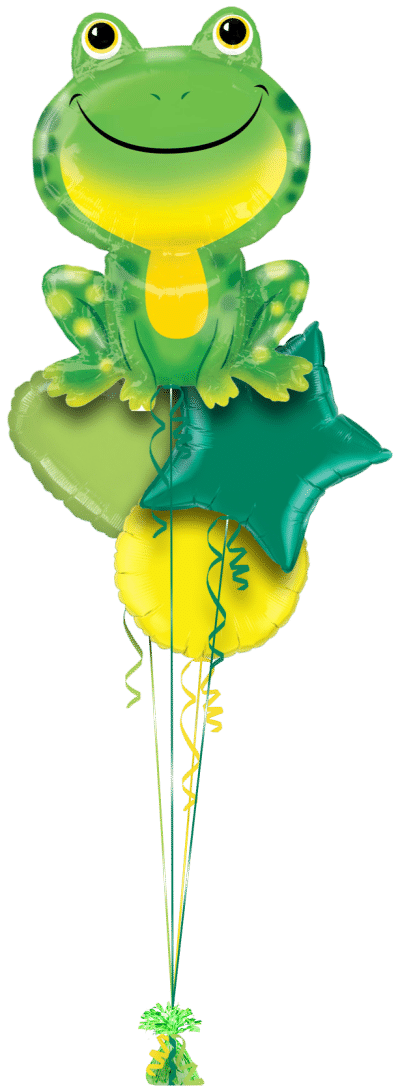 Mr Froggy Balloon Bunch