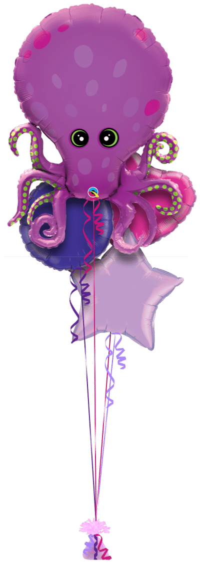 Amazing Octopus Balloon Bunch