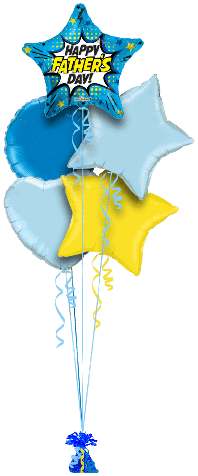 Fathers Day Explosion Balloon Bunch