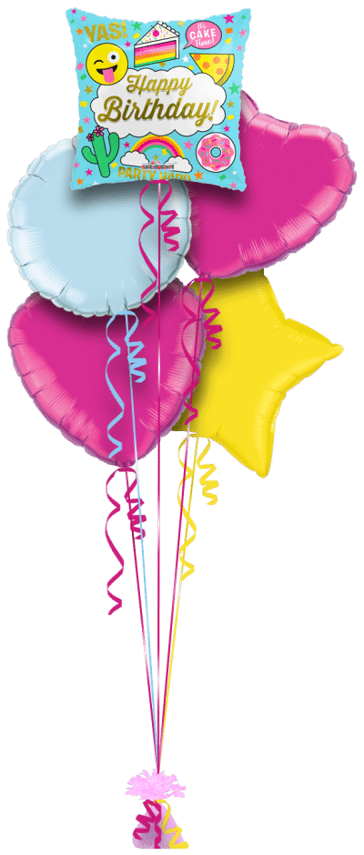 Happy Birthday Fun Balloon Bunch