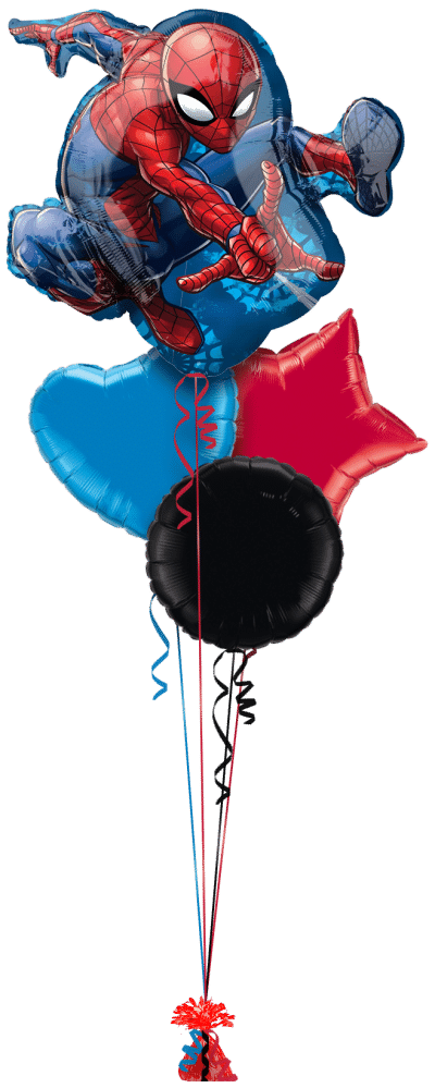 Giant Spider Man Balloon Bunch