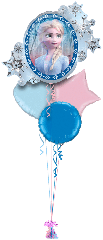 Frozen 2 Anna and Elsa Double Sided Balloon Bunch