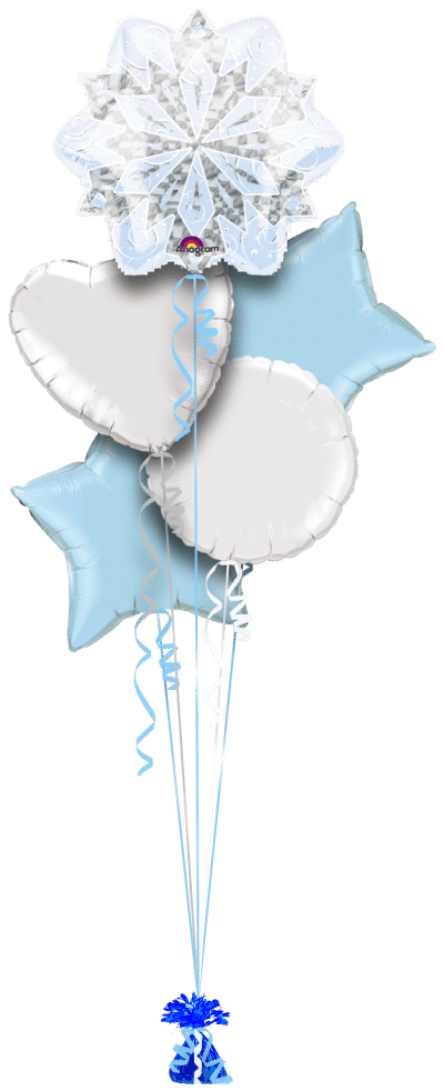 Snowflake Balloon Bunch