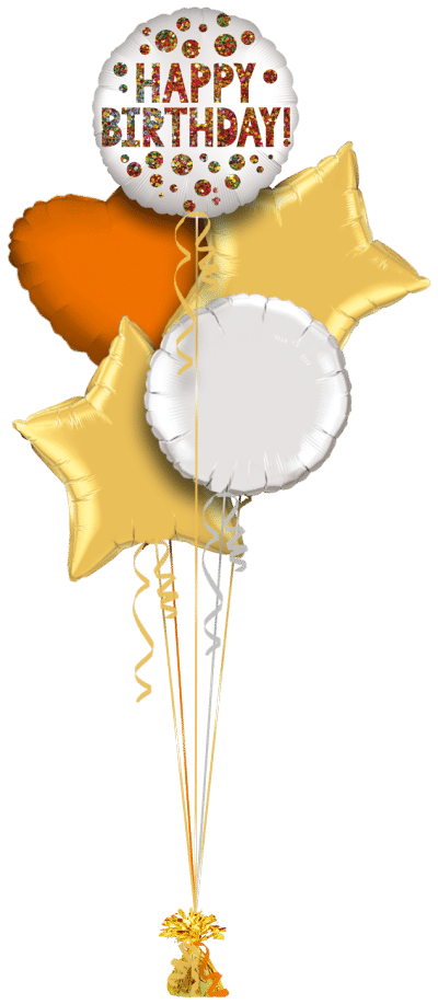 Birthday Sequins Balloon Bunch
