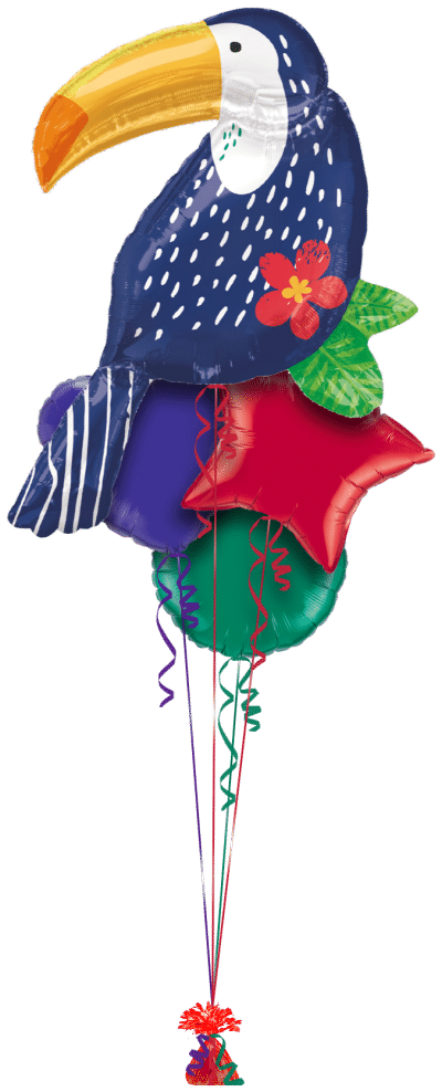 Tropical Toucan Balloon Bunch