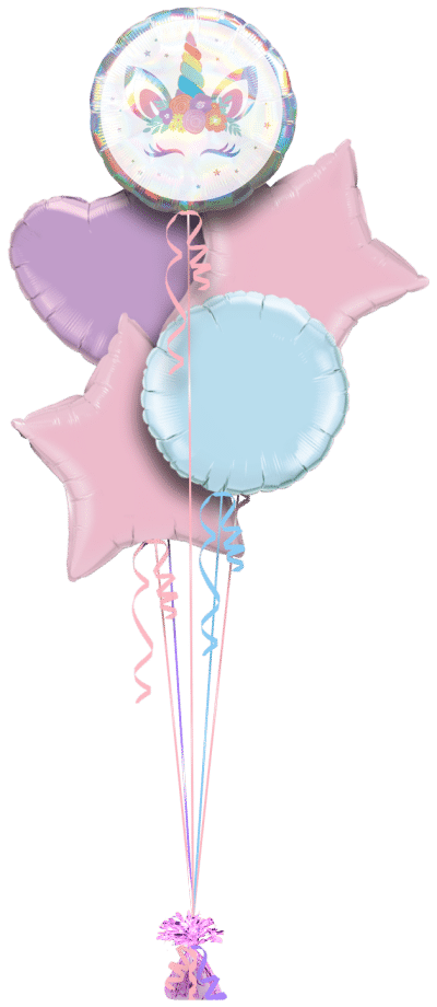 Unicorn Party Balloon Bunch