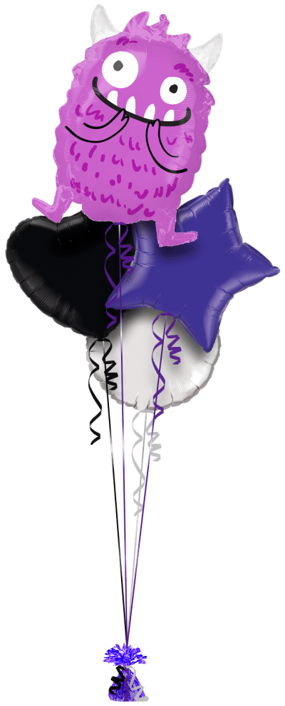 Happy Little Monster Balloon Bunch