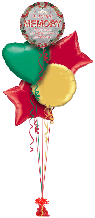 Christmas In Loving Memory Balloon Delivery - Balloon Monkey