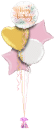 Pastel and Gold Birthday Balloon
